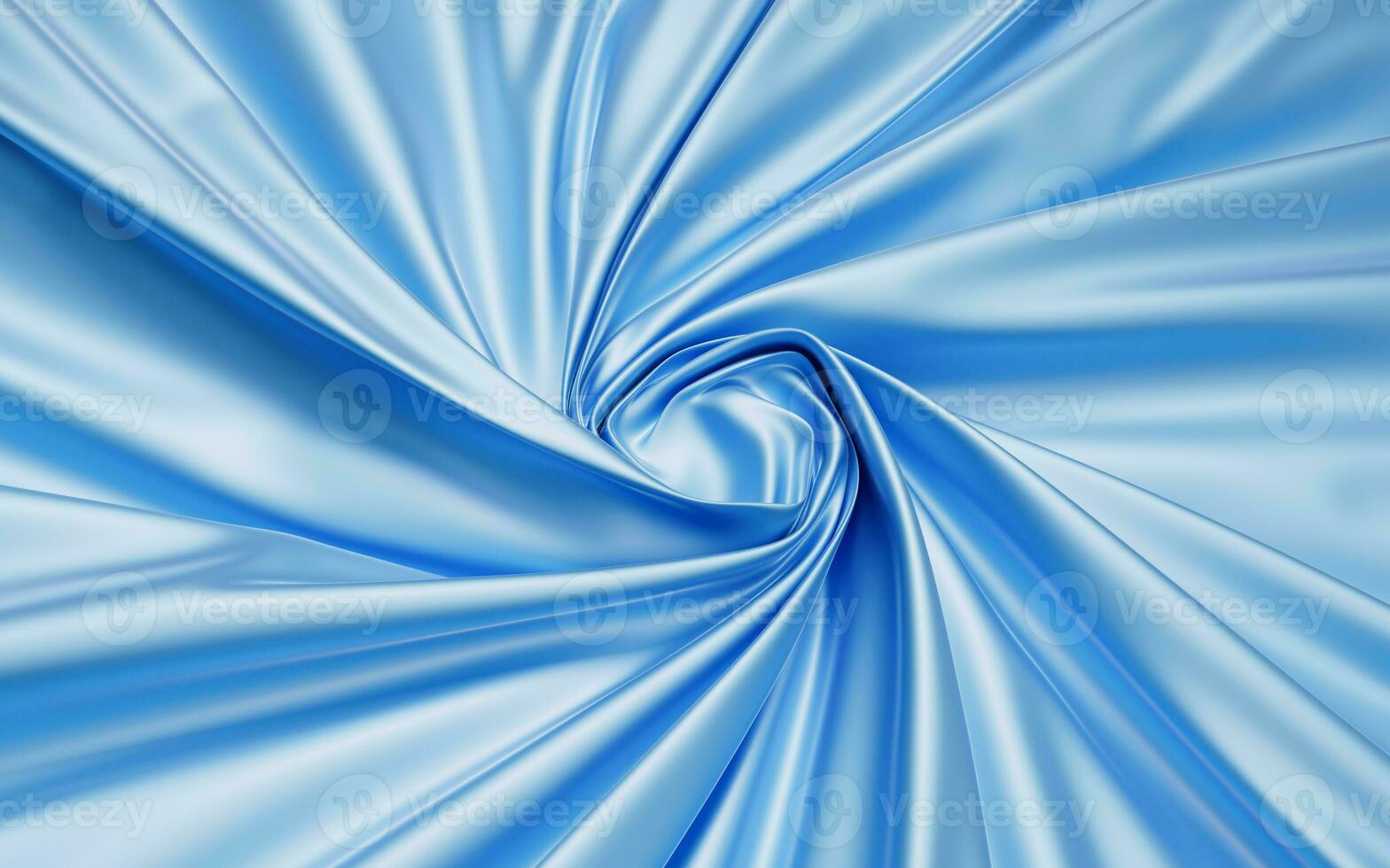 Soft cloth with rotating shape, 3d rendering. photo