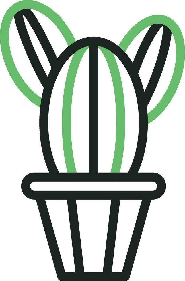 Cactus Icon Image. vector