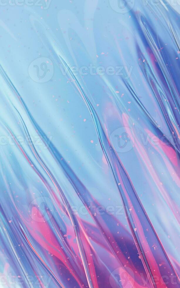 Gradient transparent cloth background, 3d rendering. photo