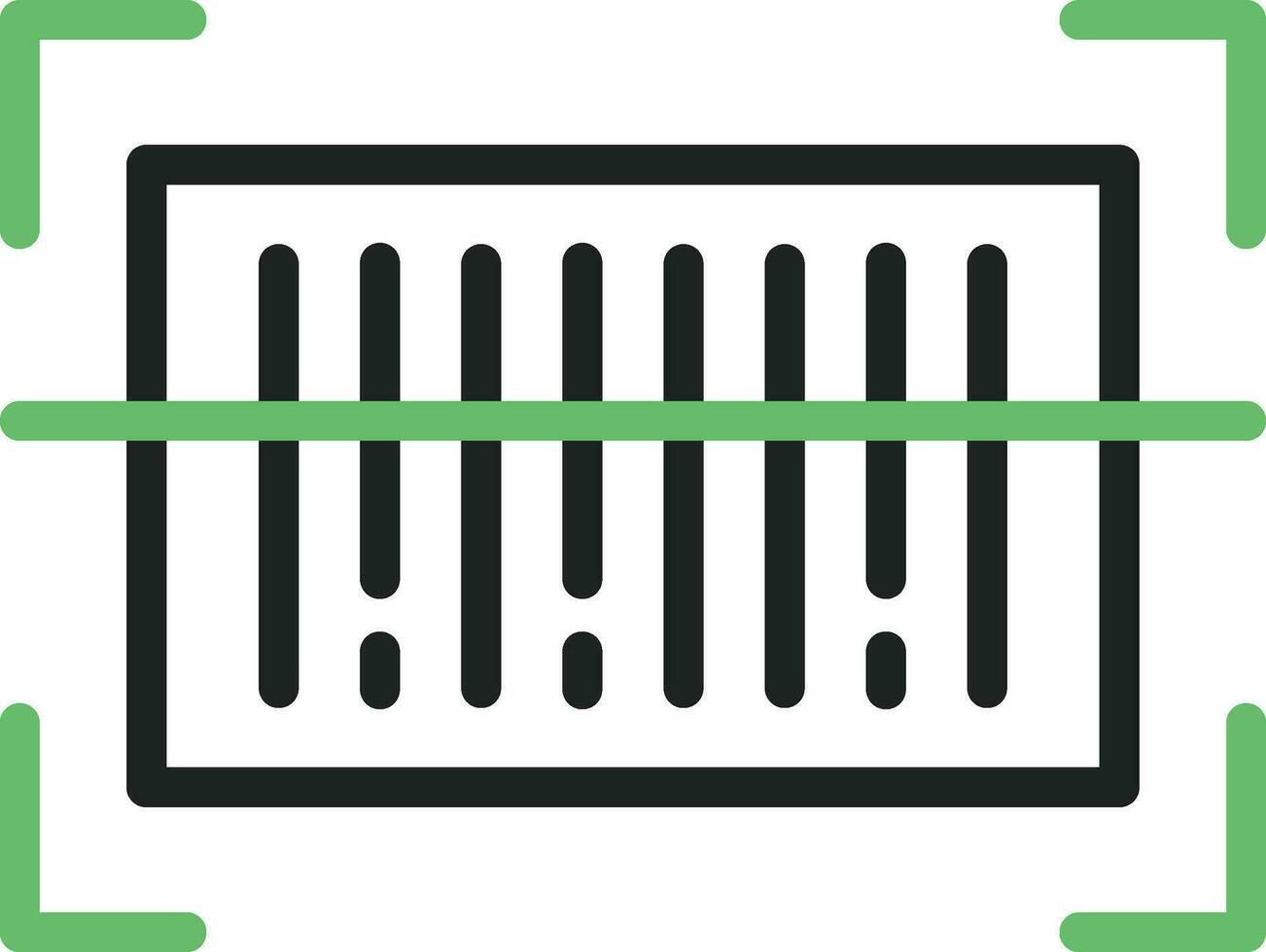 Barcode Scanner Icon Image. vector