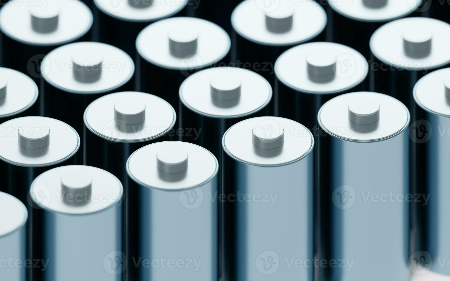 3D fast charge battery, energy technology concept, 3d rendering. photo