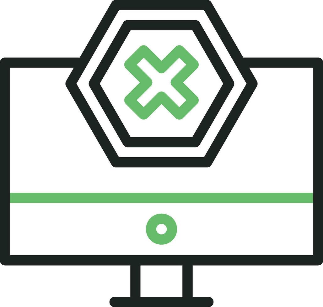 Ad Blocker Icon Image. vector