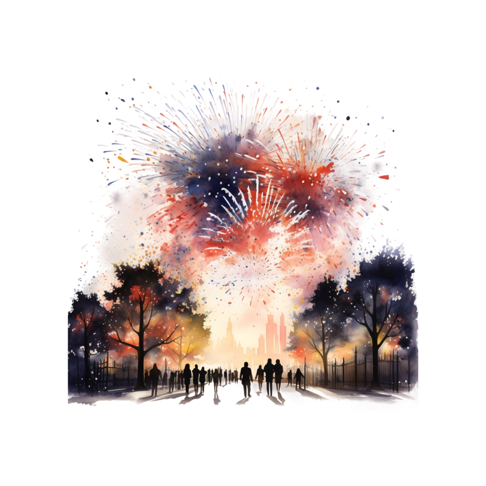 bonfire night ai generated png