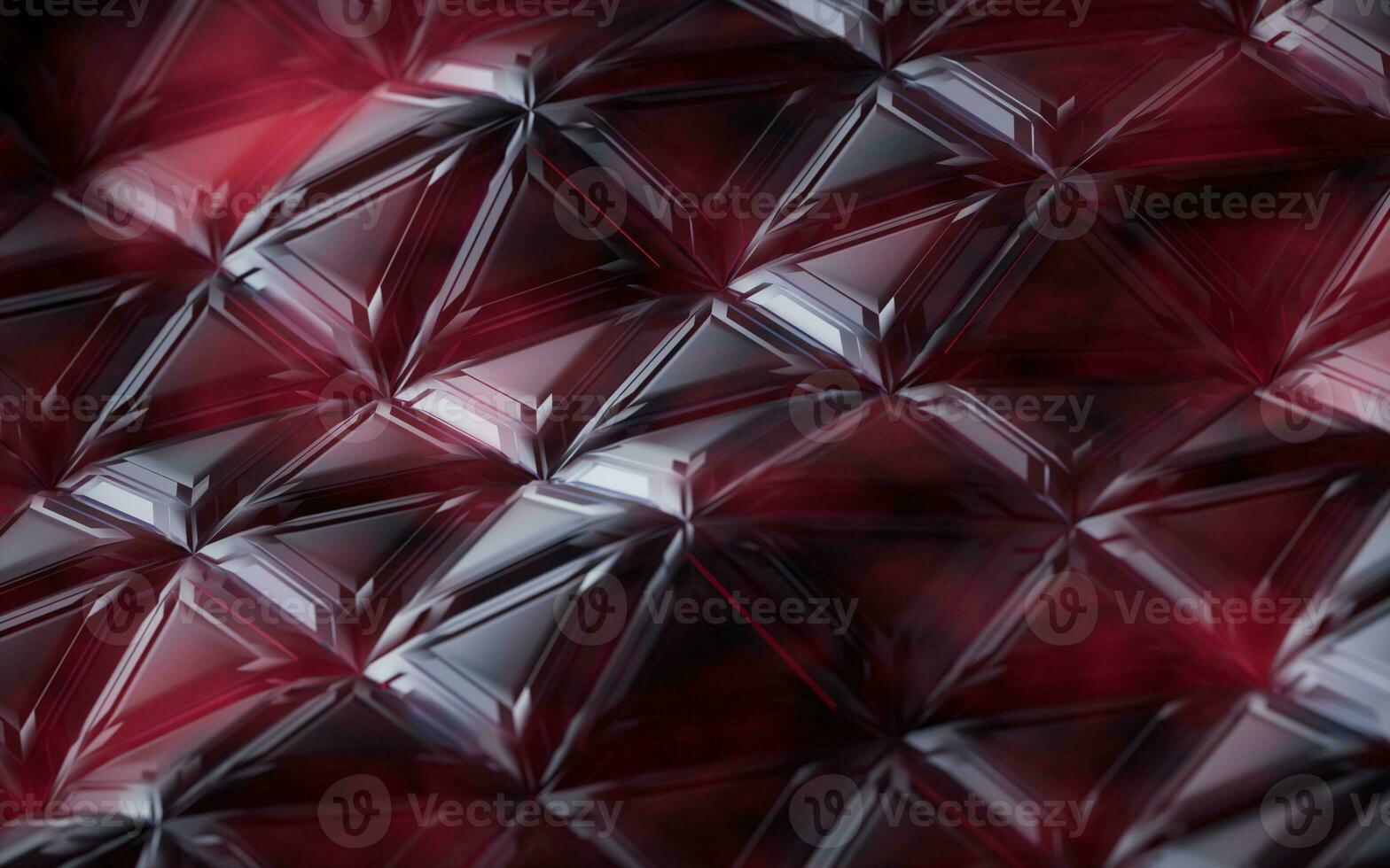 Abstract triangle shape geometry, 3d rendering. photo