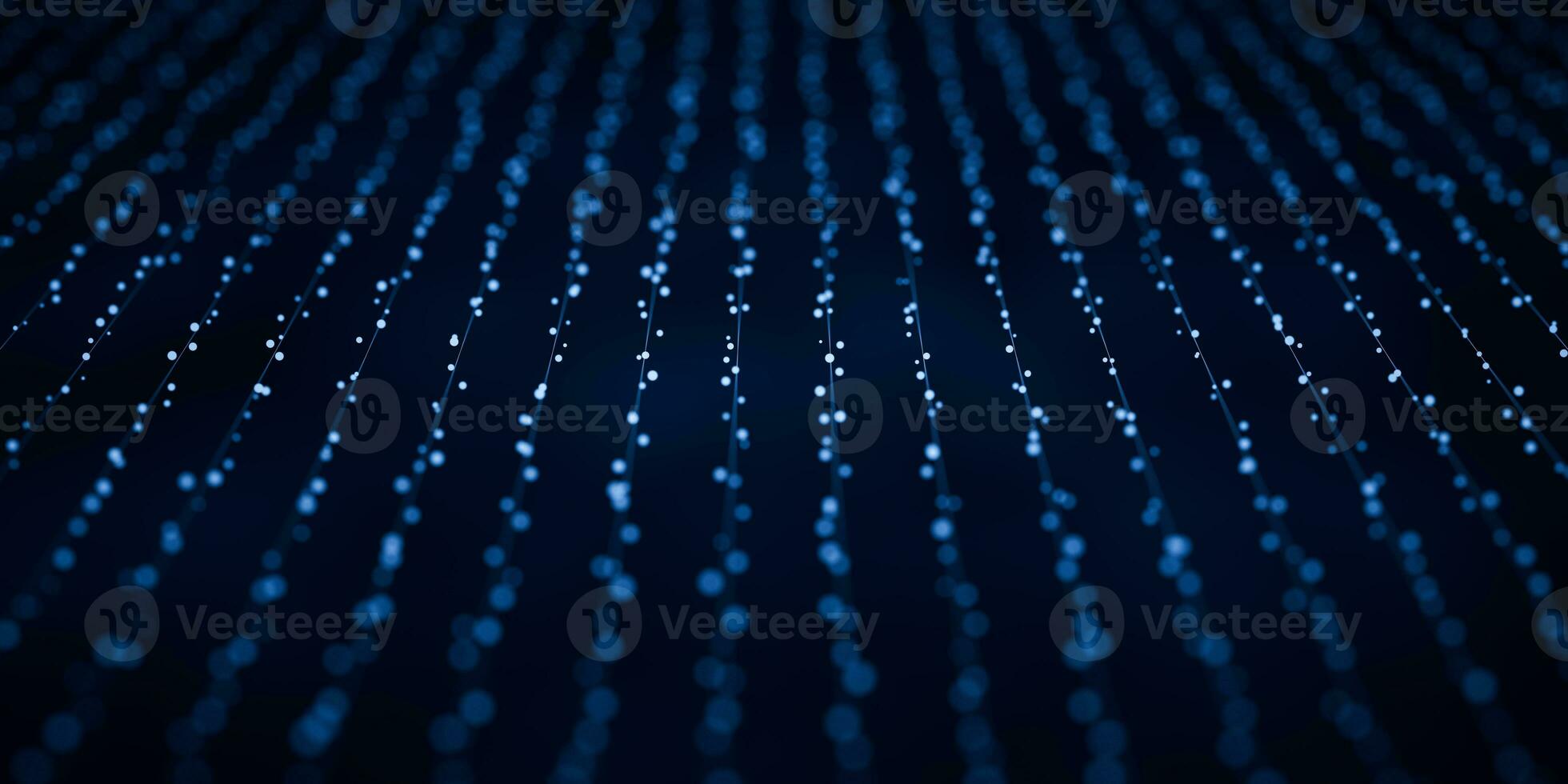 Glowing particles, abstract stardust background, 3d rendering. photo