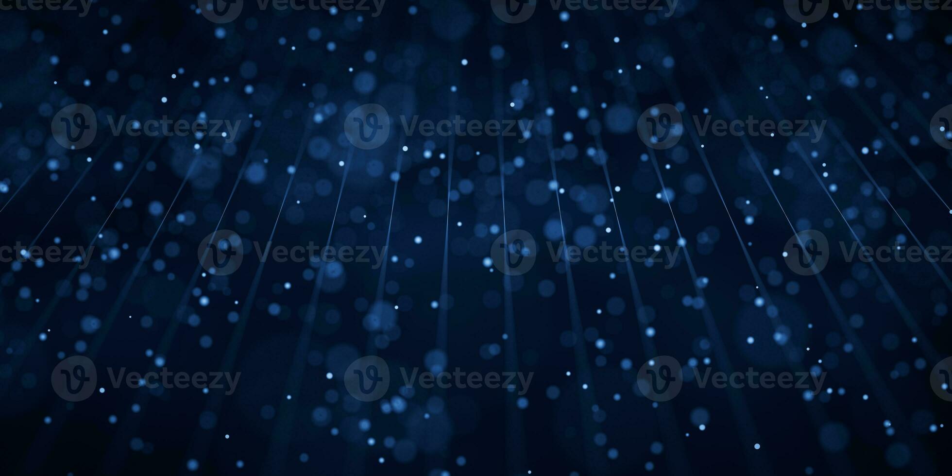 Glowing particles, abstract stardust background, 3d rendering. photo