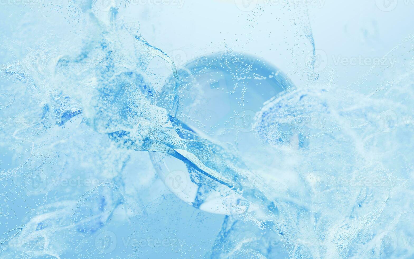 Abstract wave particles pattern, 3d rendering. photo