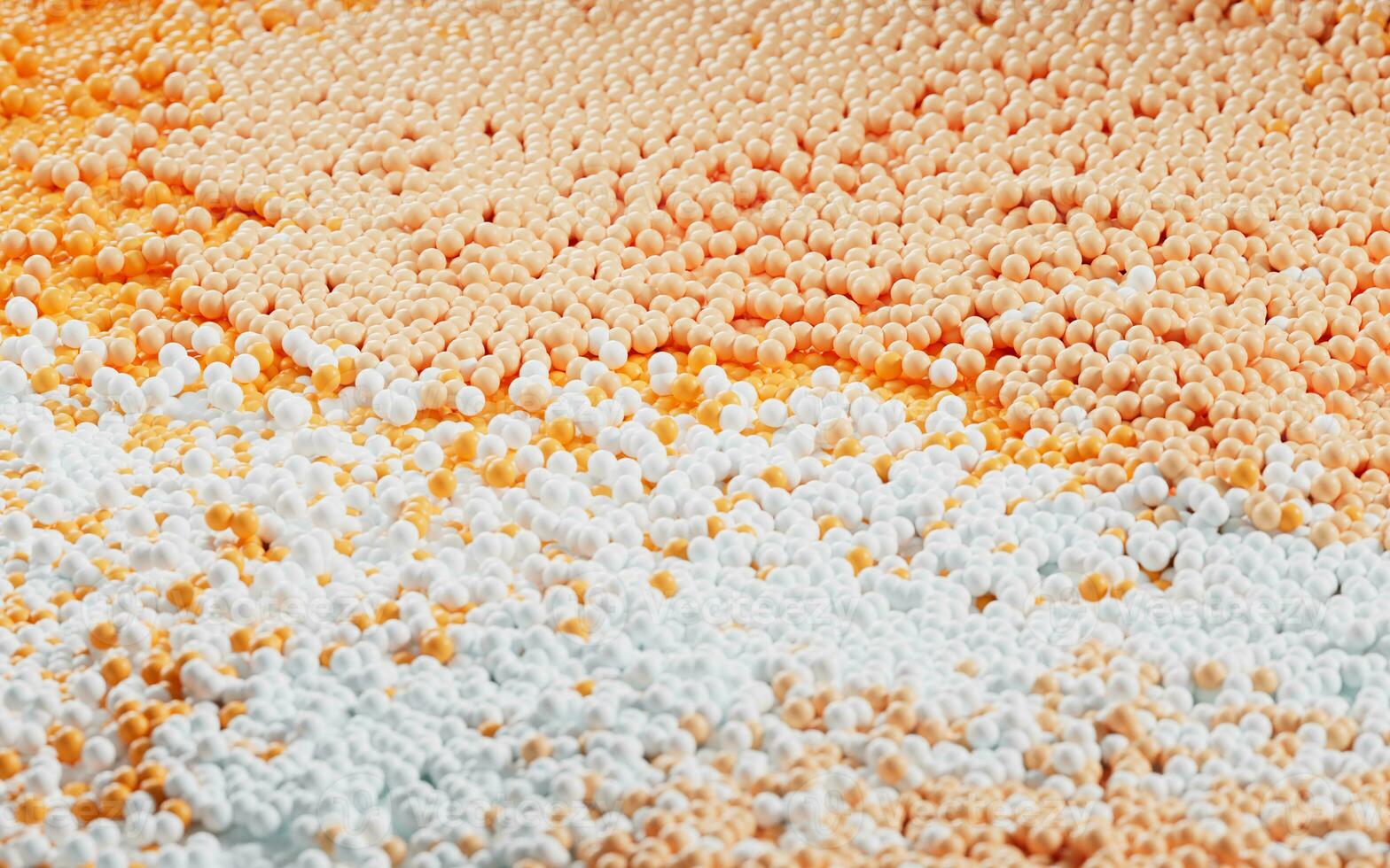 Density balls, abstract geometric background, 3d rendering. photo