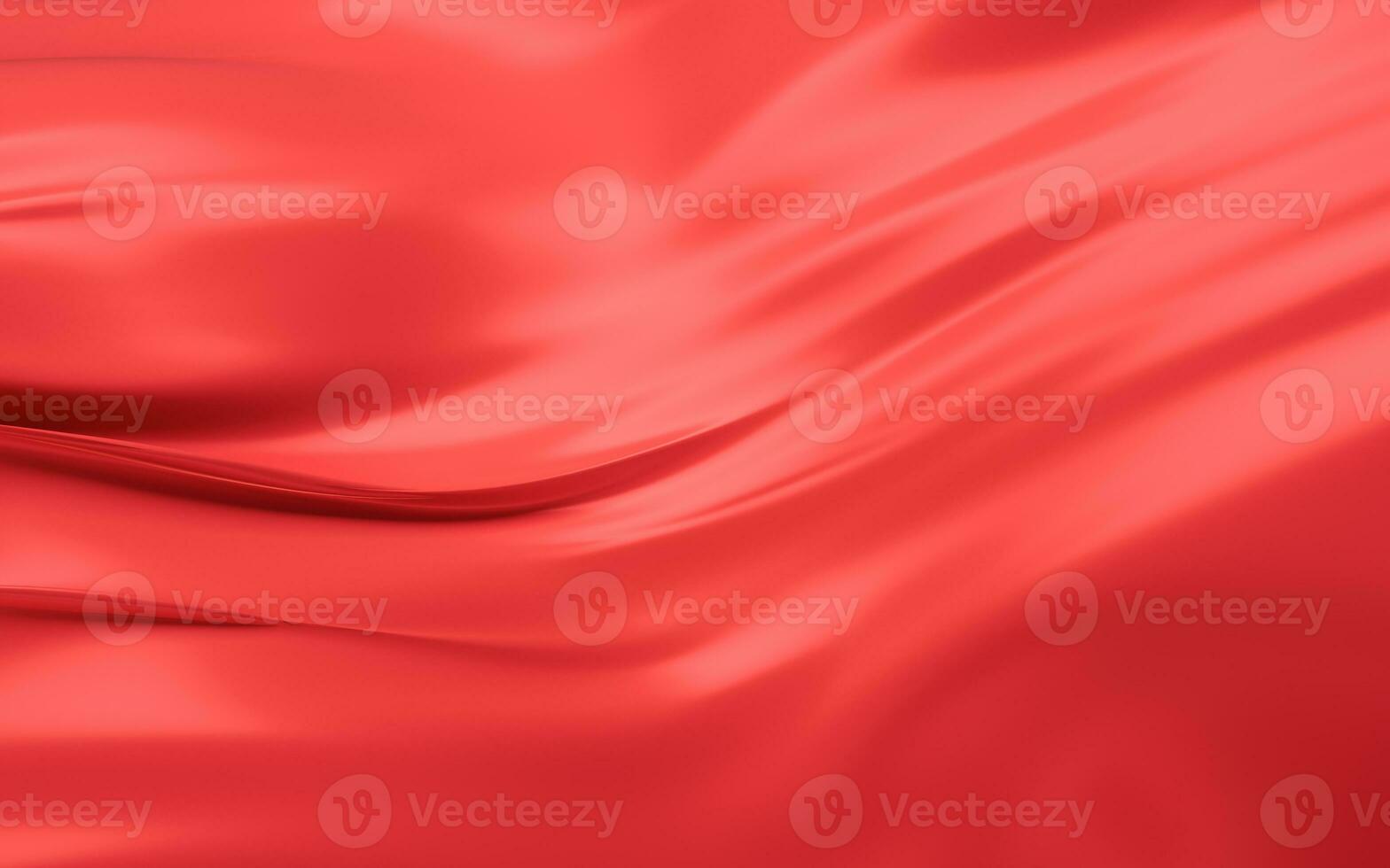 Flowing red cloth background, 3d rendering. photo