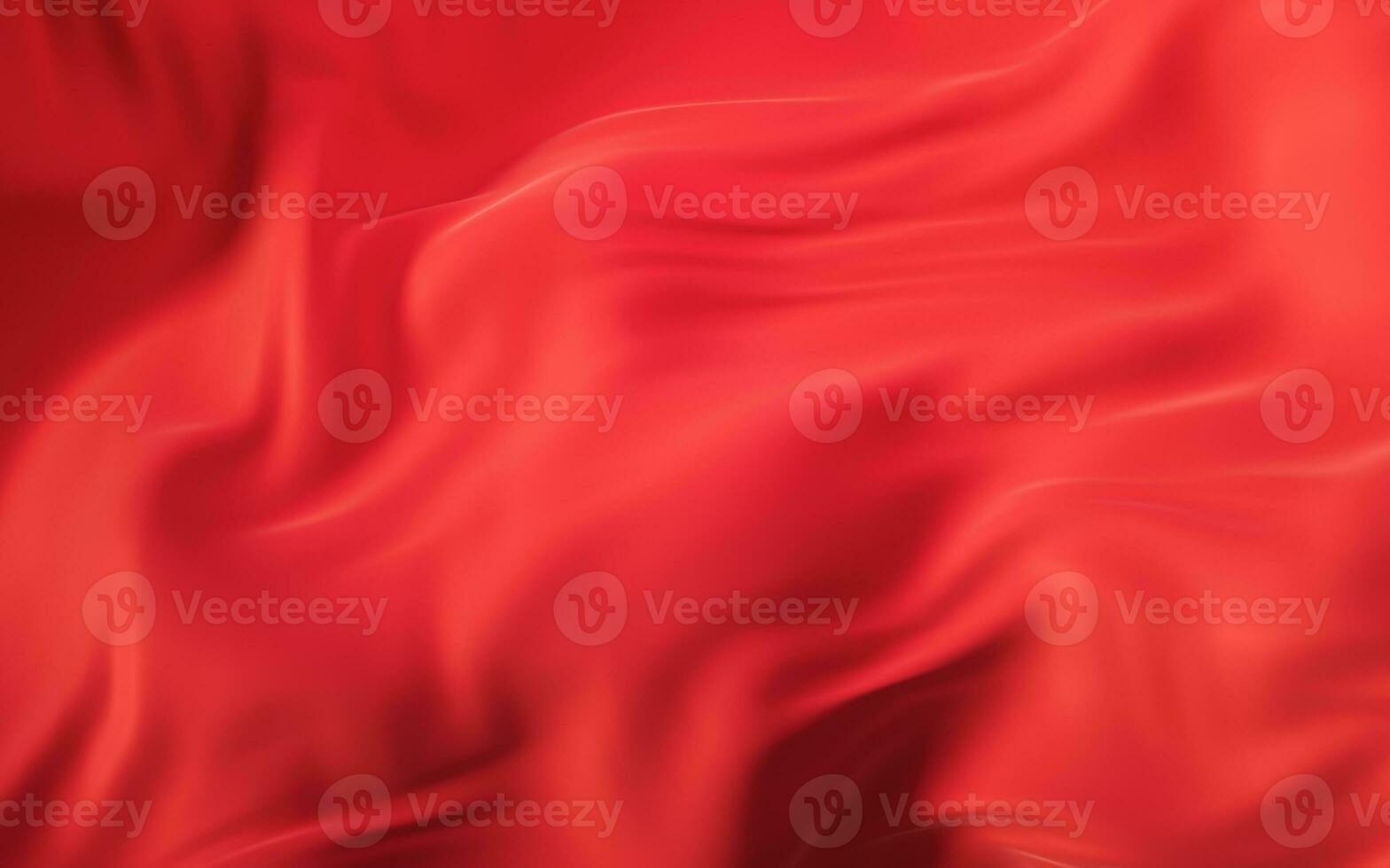 Flowing red cloth background, 3d rendering. photo