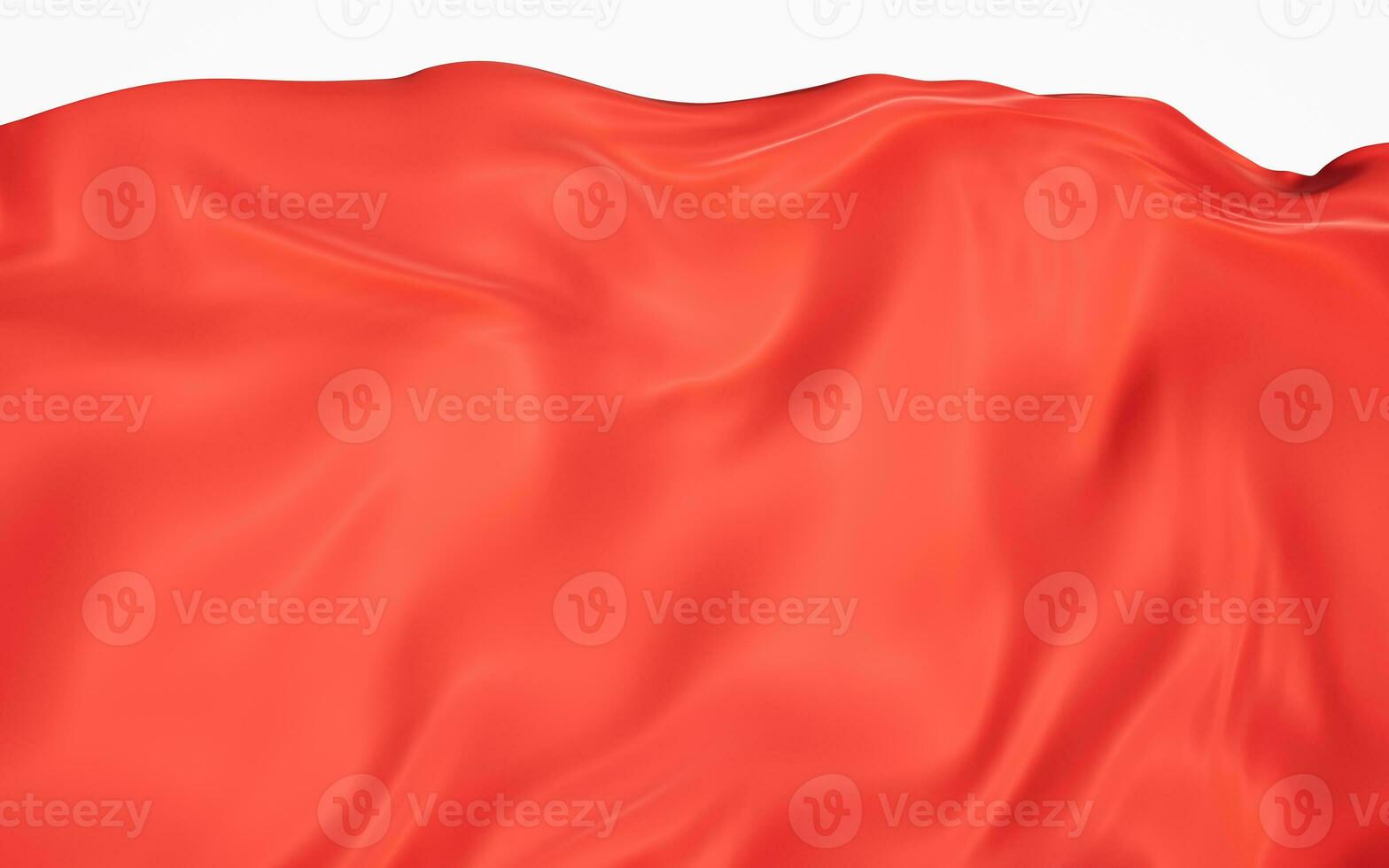 Flowing red cloth background, 3d rendering. photo