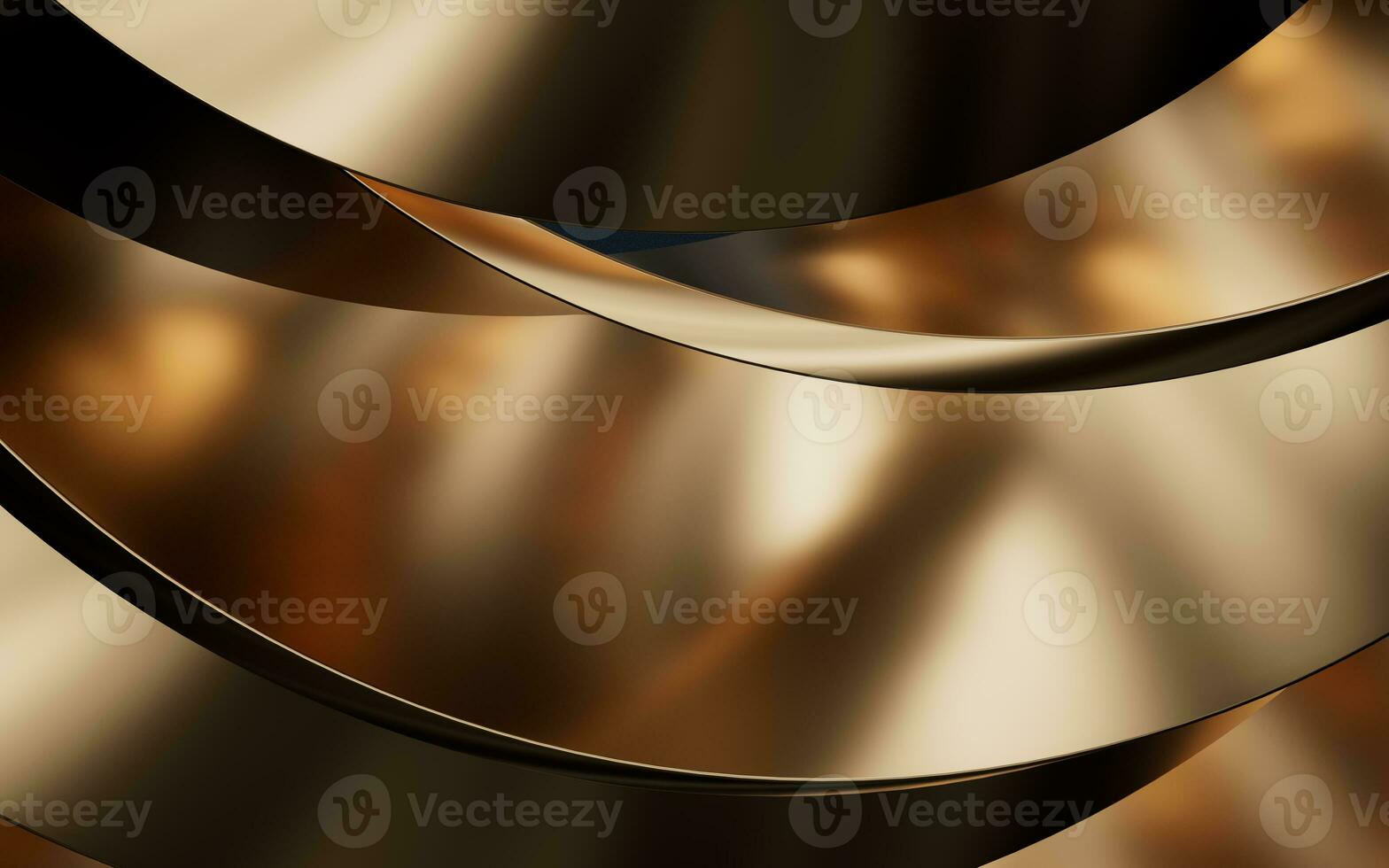 Metallic curve geometry background, 3d rendering. photo