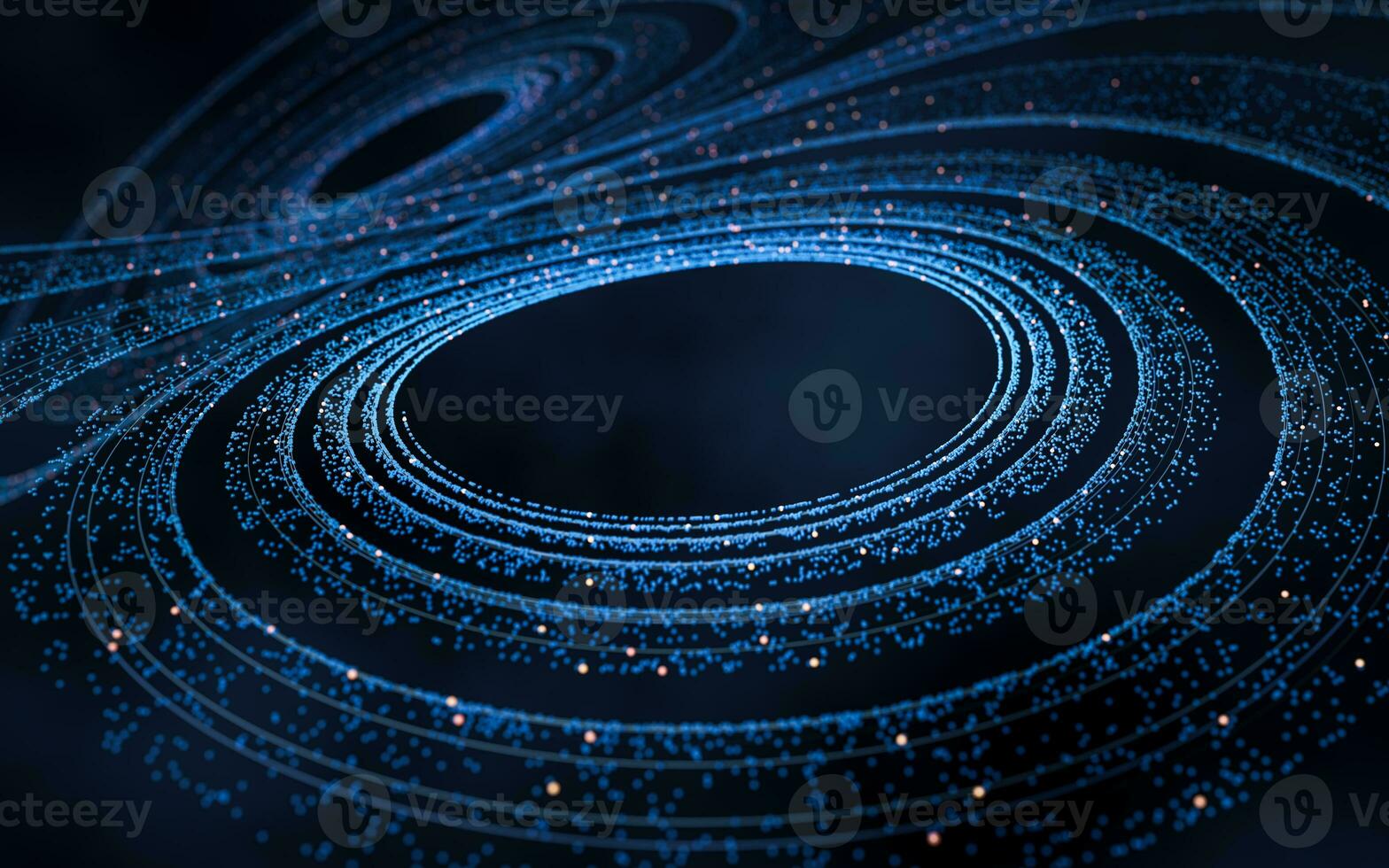 Flowing digital lines background, 3d rendering. photo