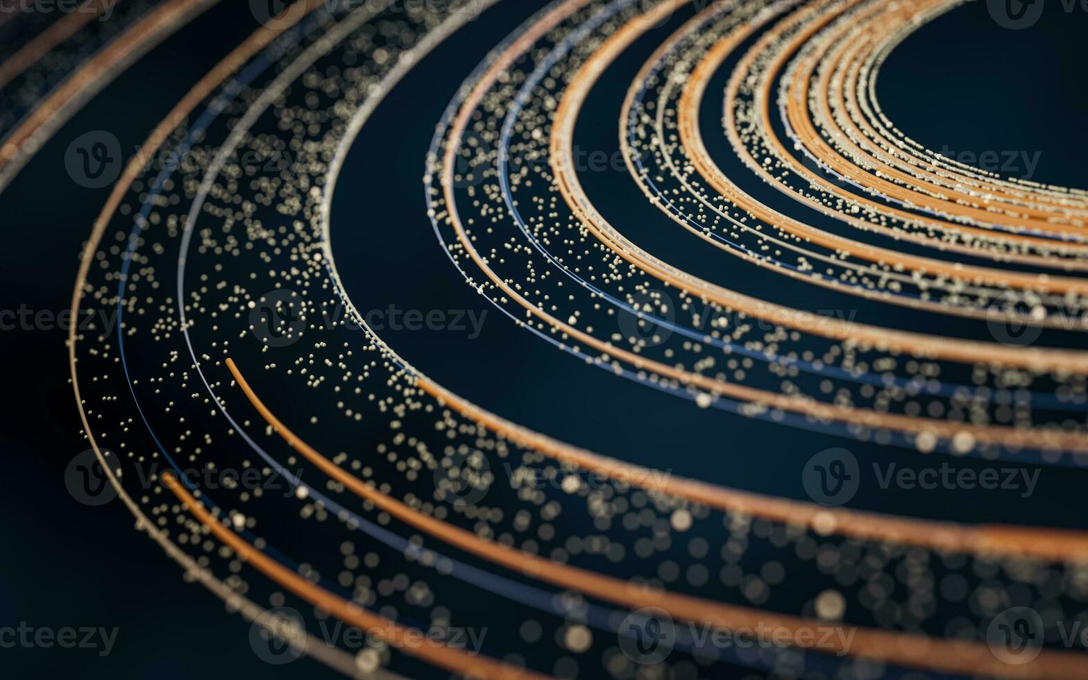 Flowing digital lines background, 3d rendering. photo