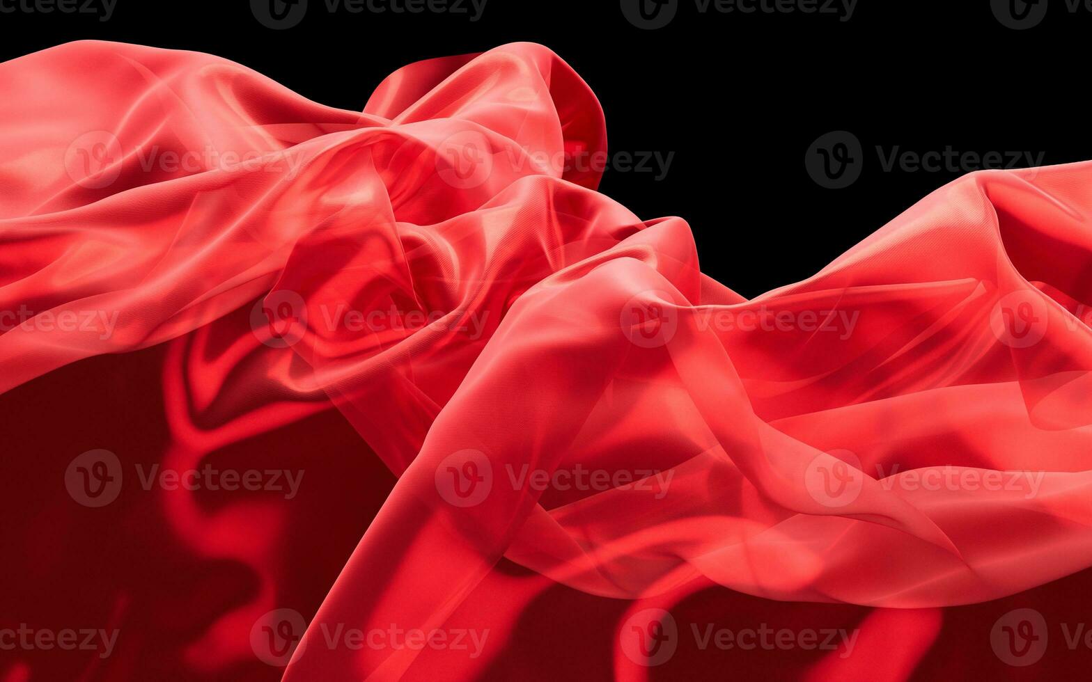 Smooth wave cloth background, 3d rendering. photo