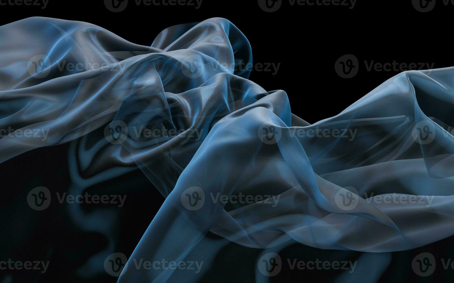 Smooth wave cloth background, 3d rendering. photo