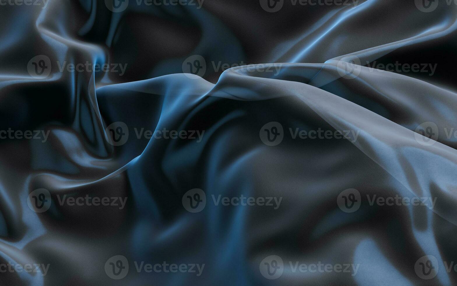 Smooth wave cloth background, 3d rendering. photo