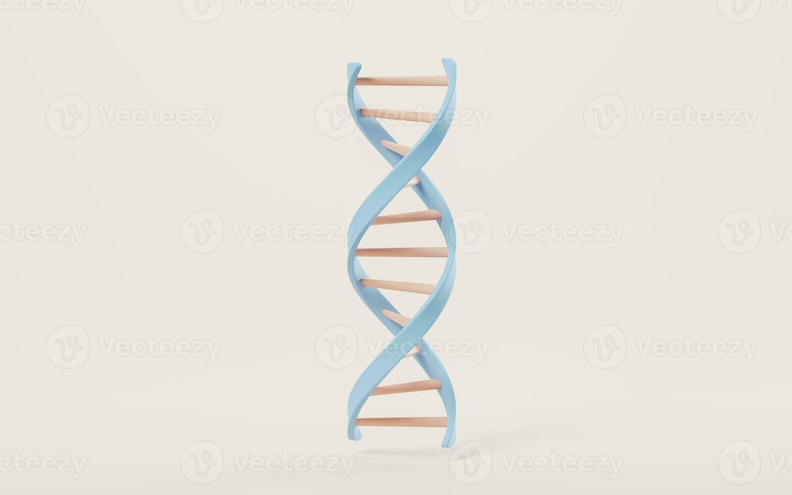 DNA and biotechnology concept, 3d rendering. photo