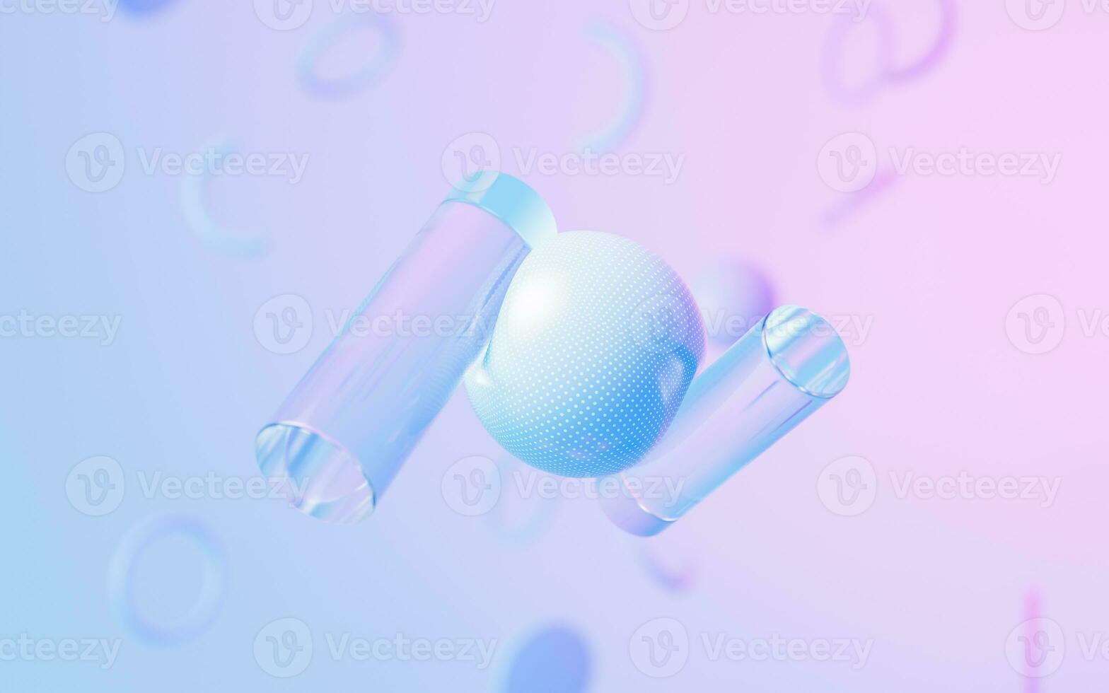 Abstract geometry shapes background, 3d rendering. photo