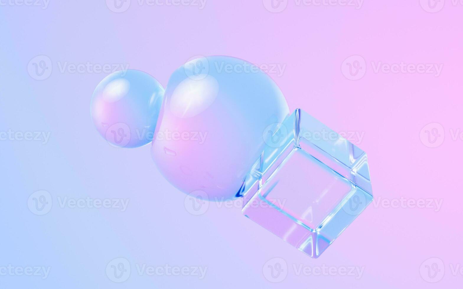 Abstract geometry shapes background, 3d rendering. photo