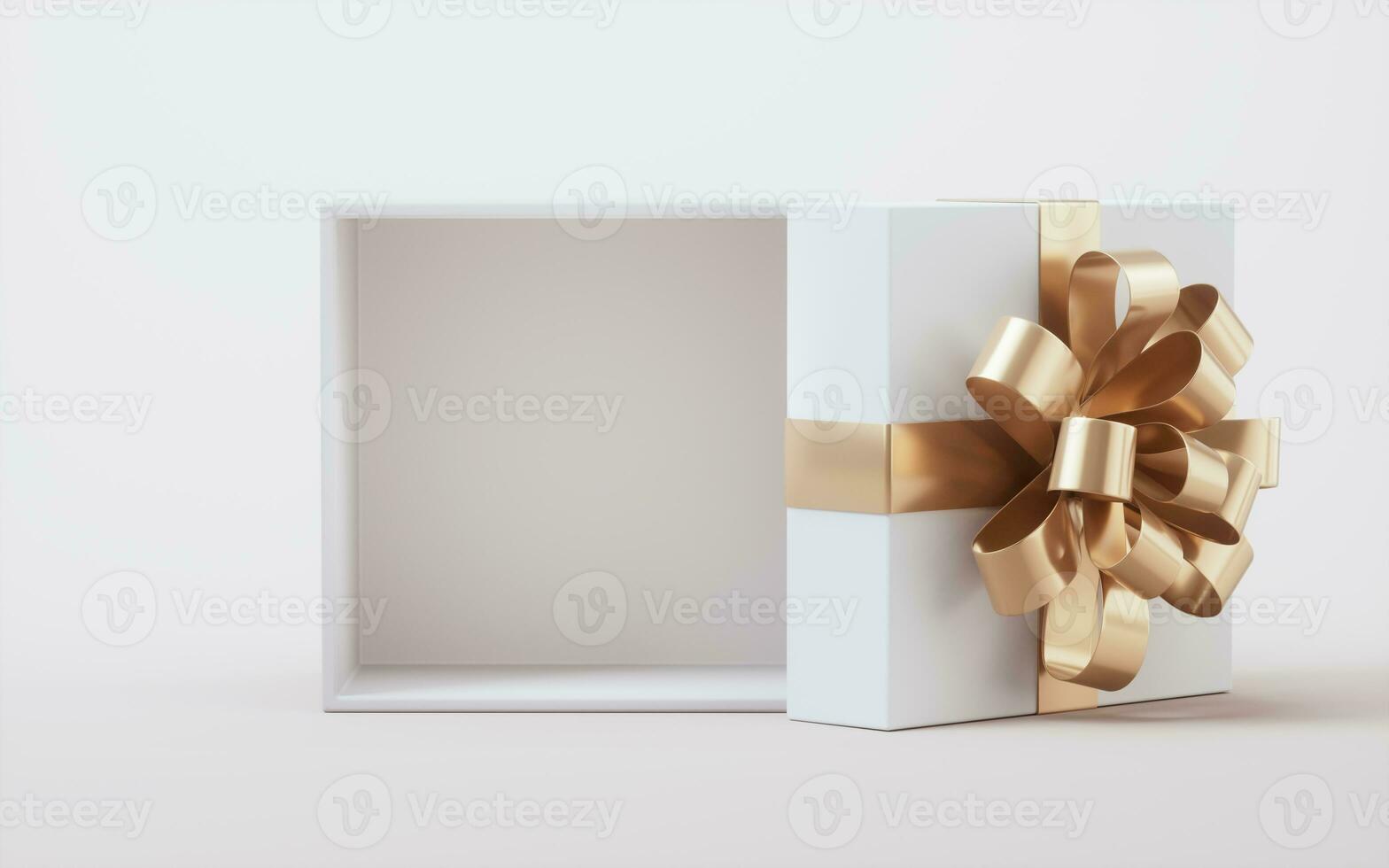 Opening gift box, festivals and celebrations, 3d rendering. photo