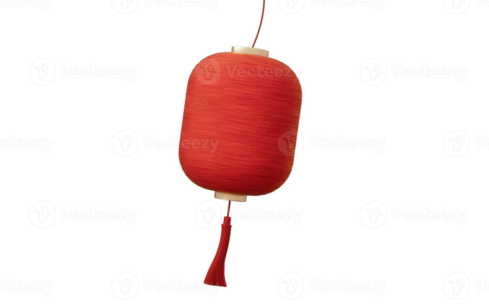 Chinese ancient lantern with retro style, 3d rendering. photo