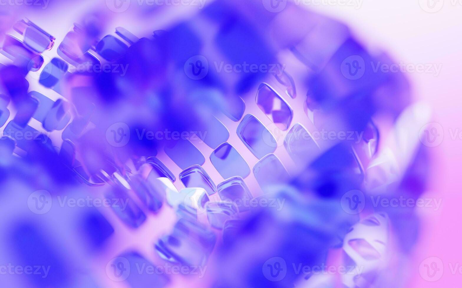 Abstract glass geometry background, 3d rendering. photo