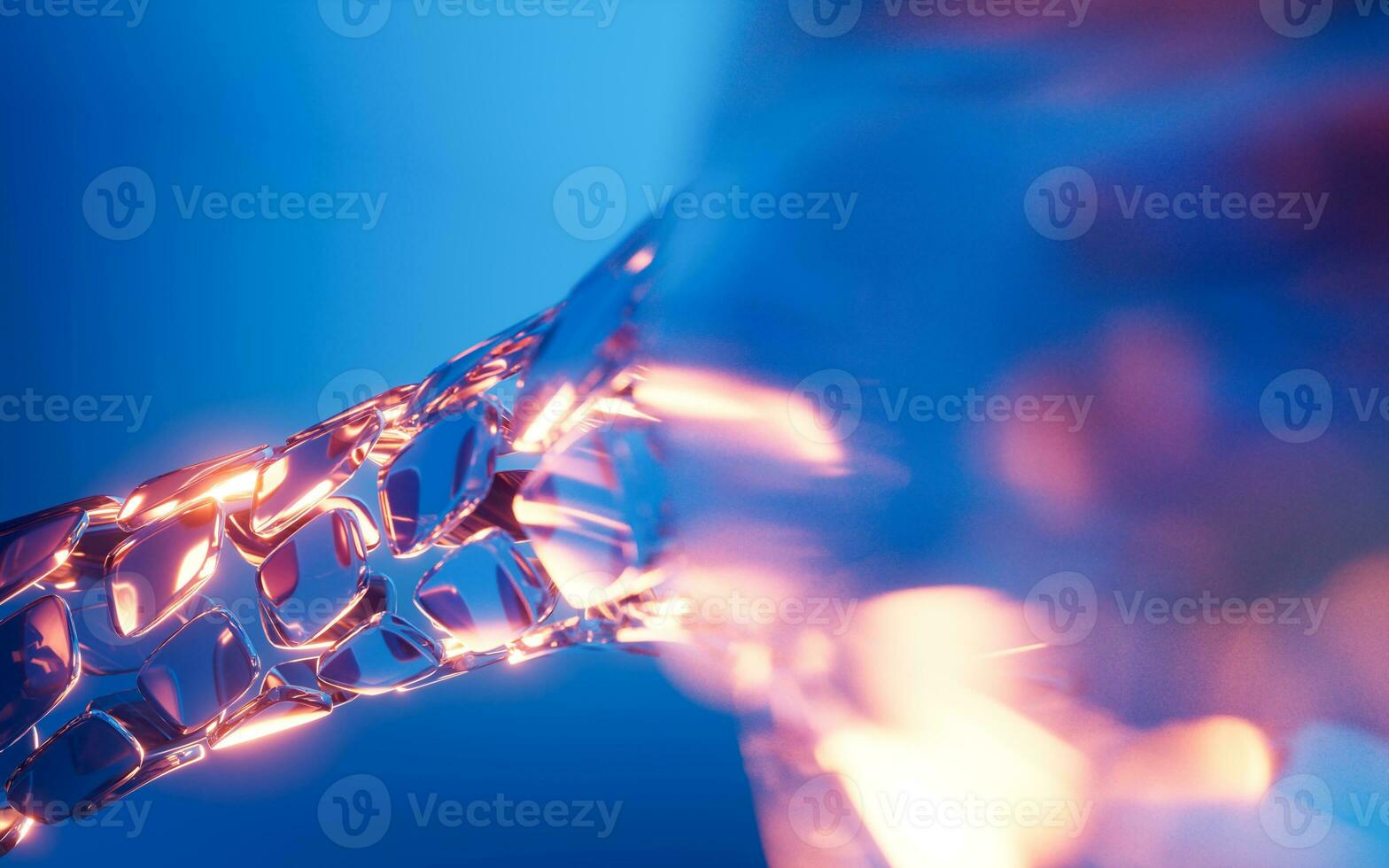 Abstract glass geometry background, 3d rendering. photo