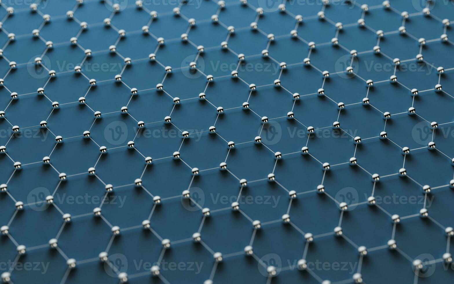 Hexagonal structure background, 3d rendering. photo