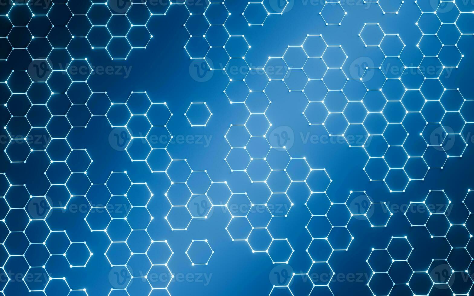 Hexagonal structure background, 3d rendering. photo