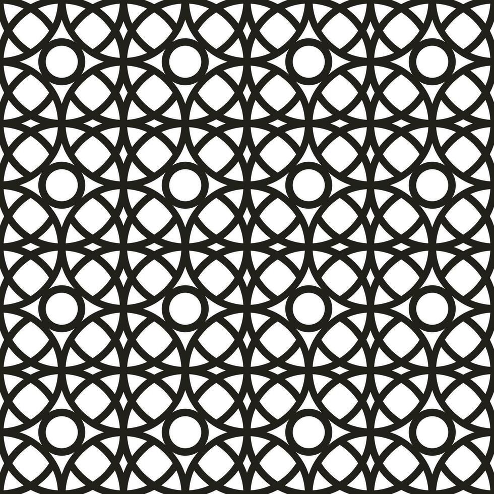 Seamless lattice pattern background in arabic style. Arabesque. vector