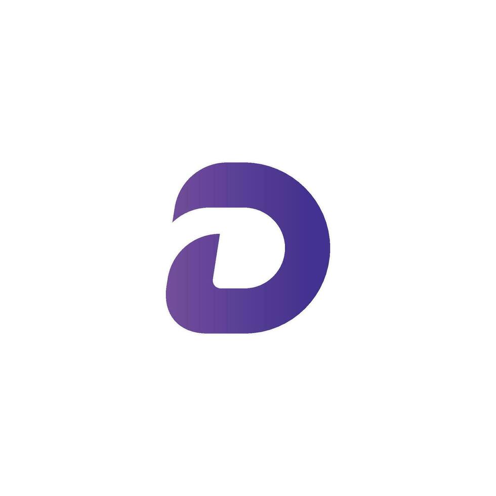 Letter D logo icon design template vector