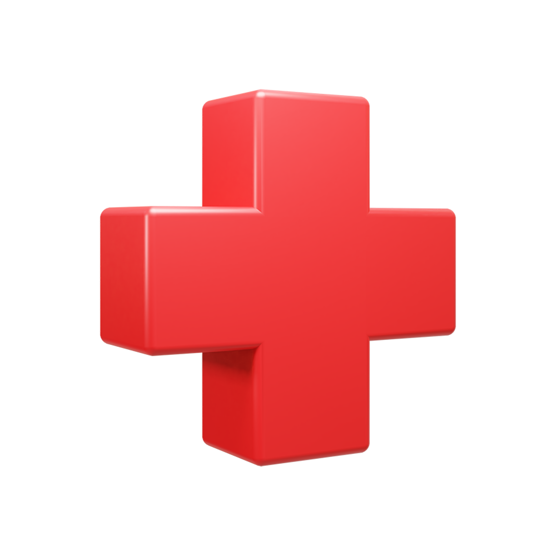 symbol plus or hospital sign 3d ui icon 27775585 PNG