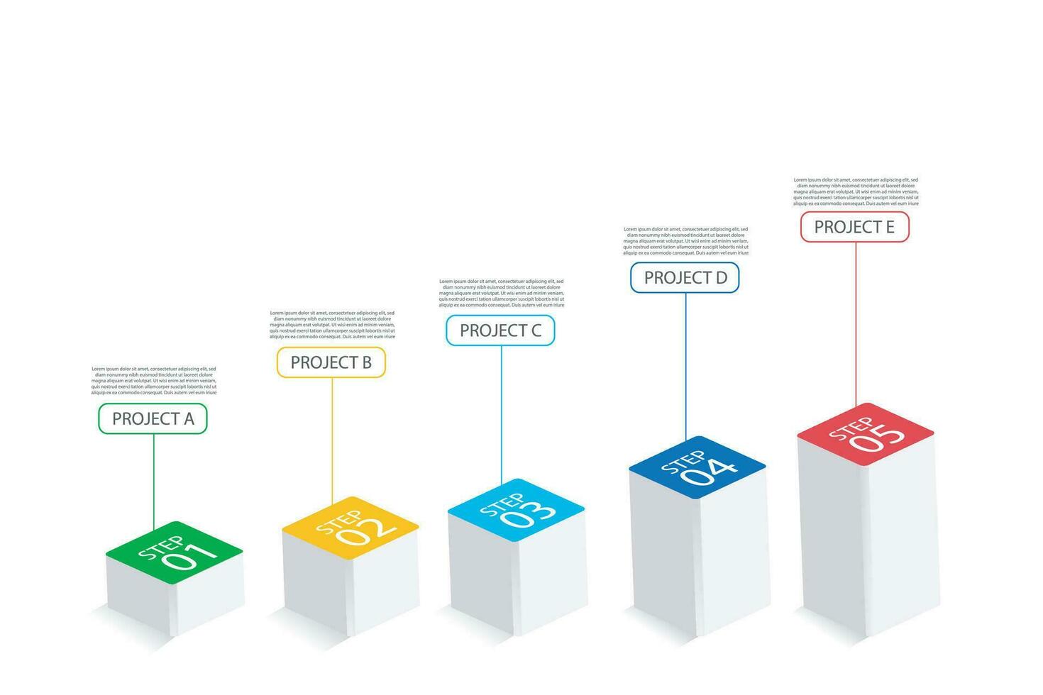 Infographic template for business. 5 Level Modern Circle Sales funnel diagram, presentation vector infographic.