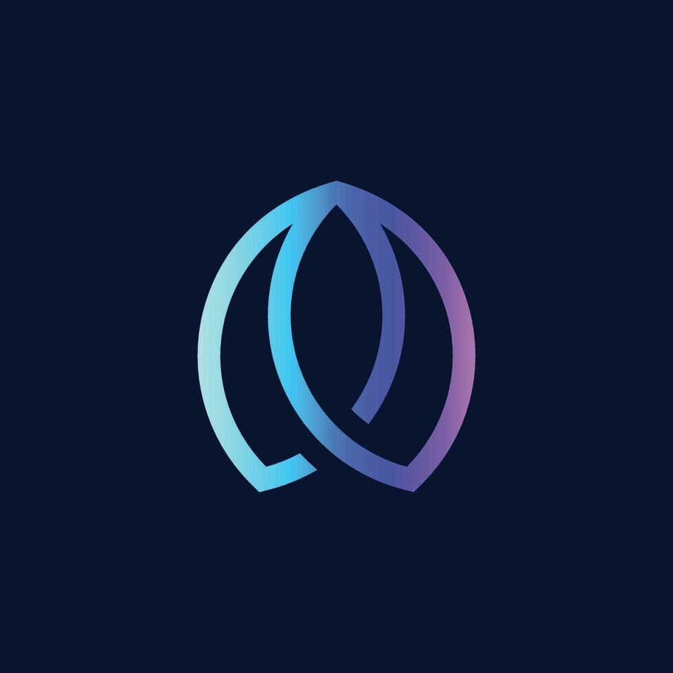 A Letter Logo Vector Gradient