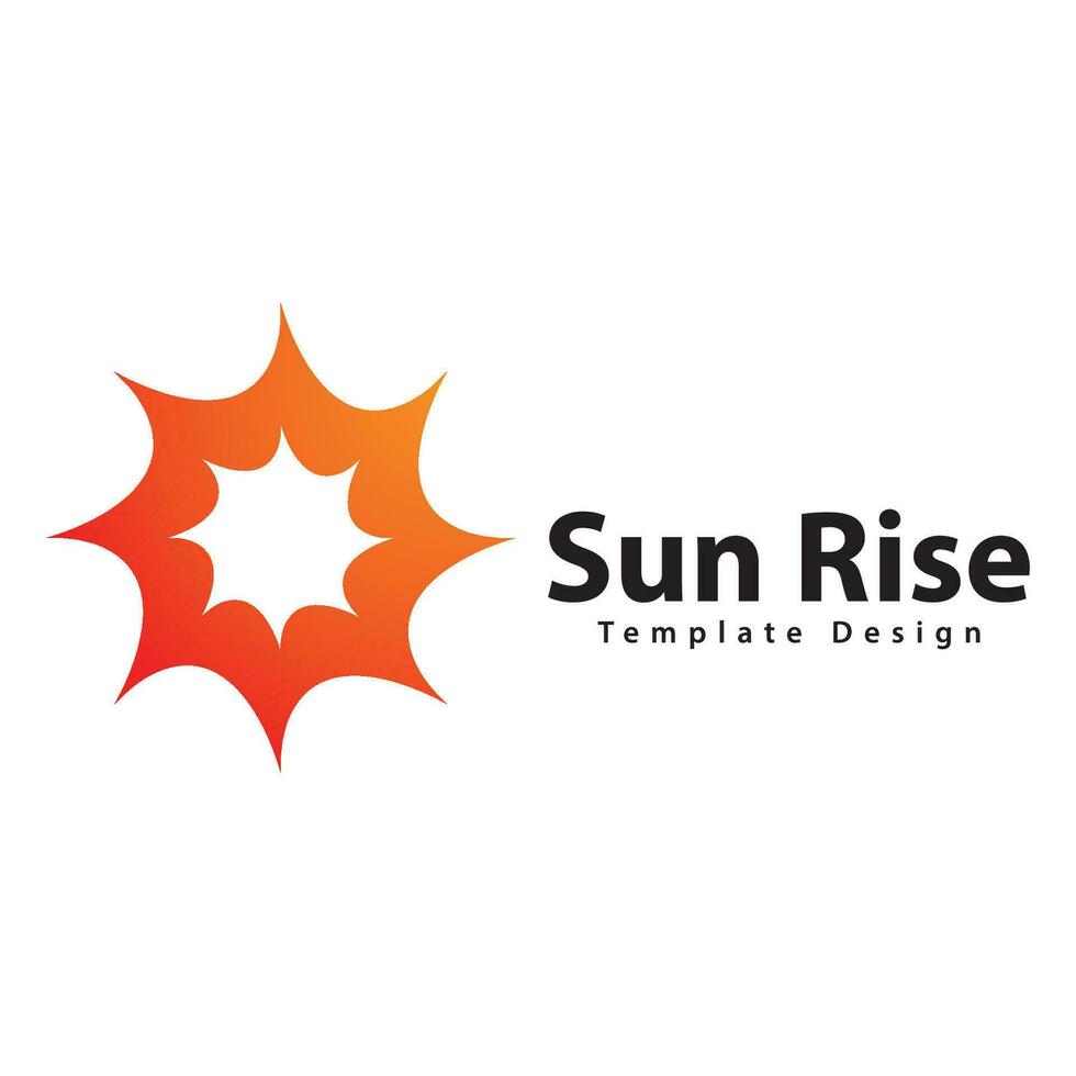 Sun  Logo Vector Design Template