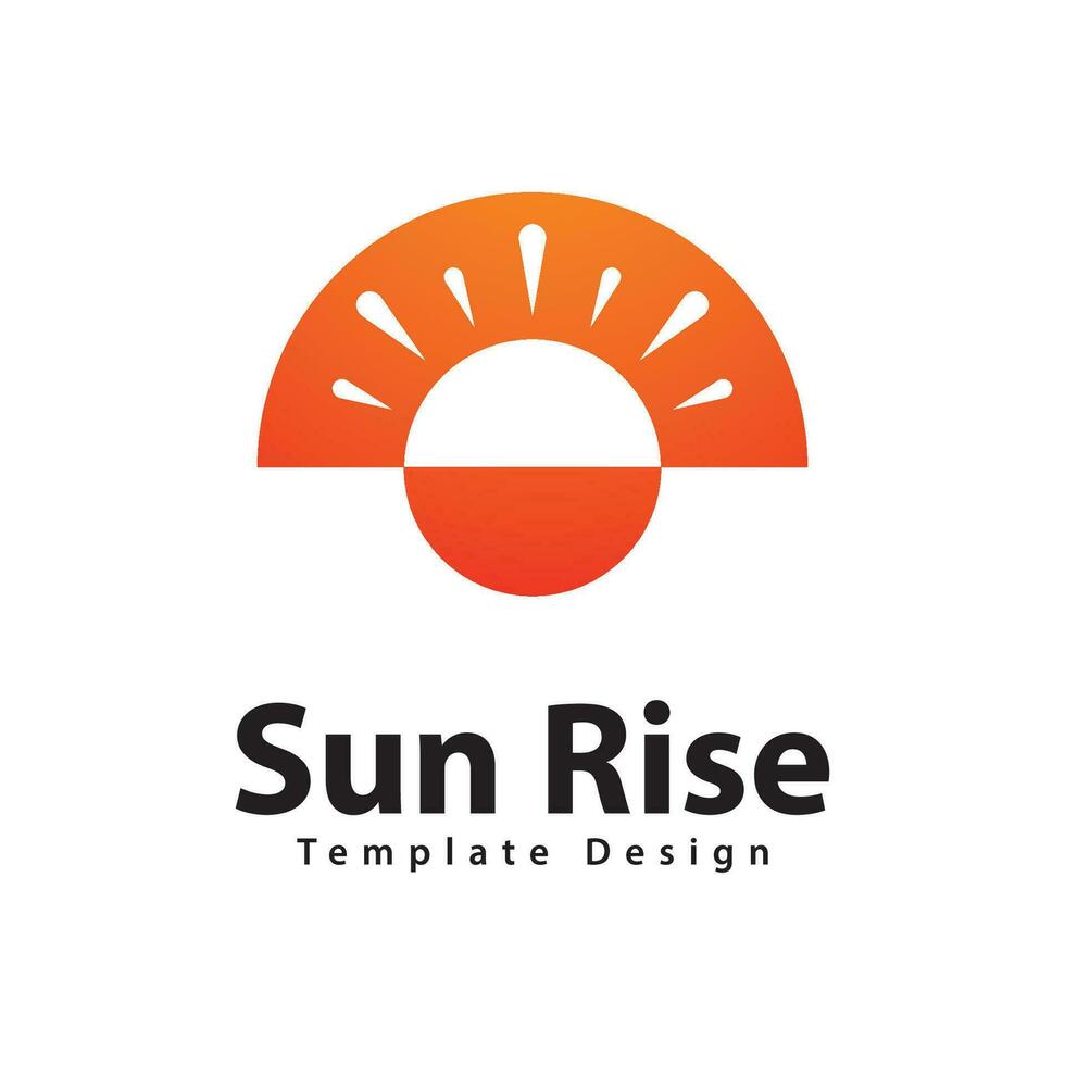 Sun  Logo Vector Design Template
