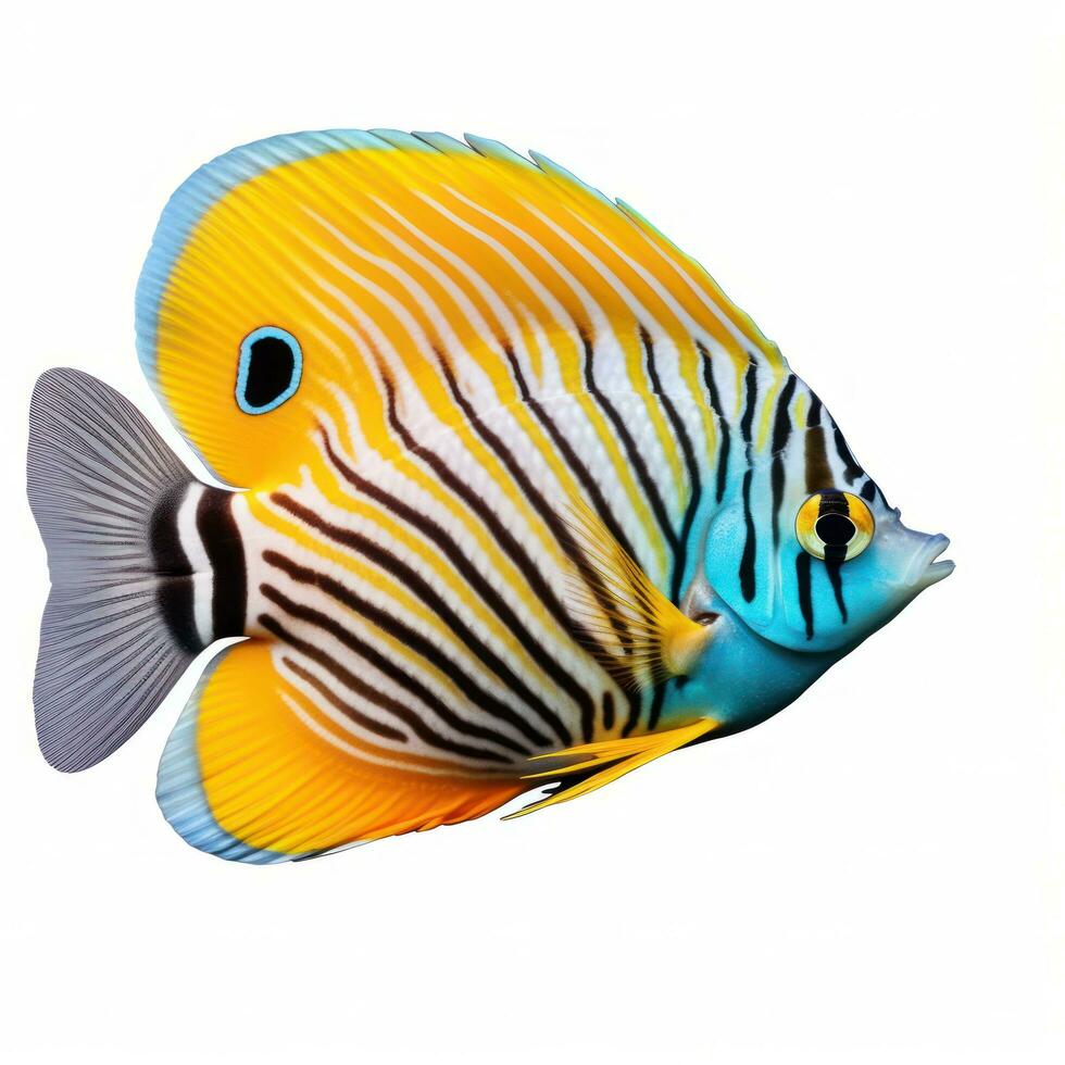 Vivid fish isolated photo
