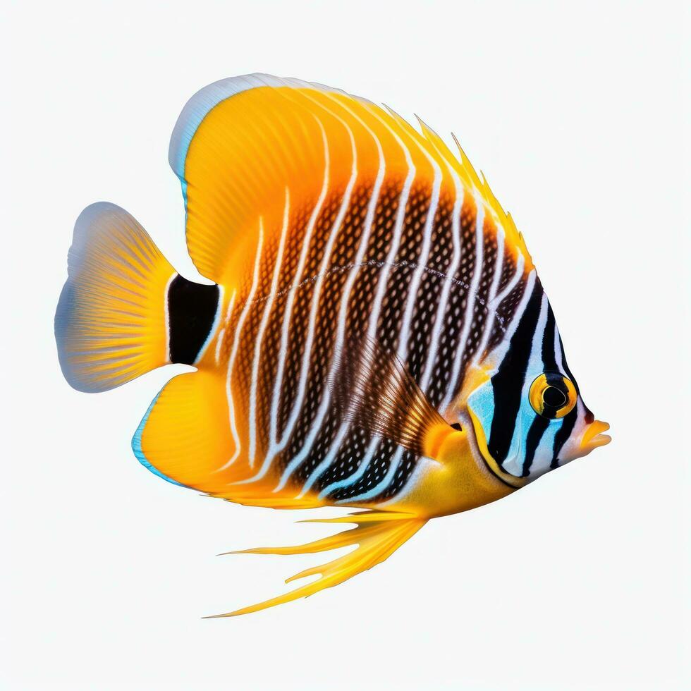 Vivid fish isolated photo