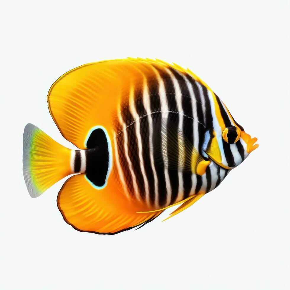 Vivid fish isolated photo