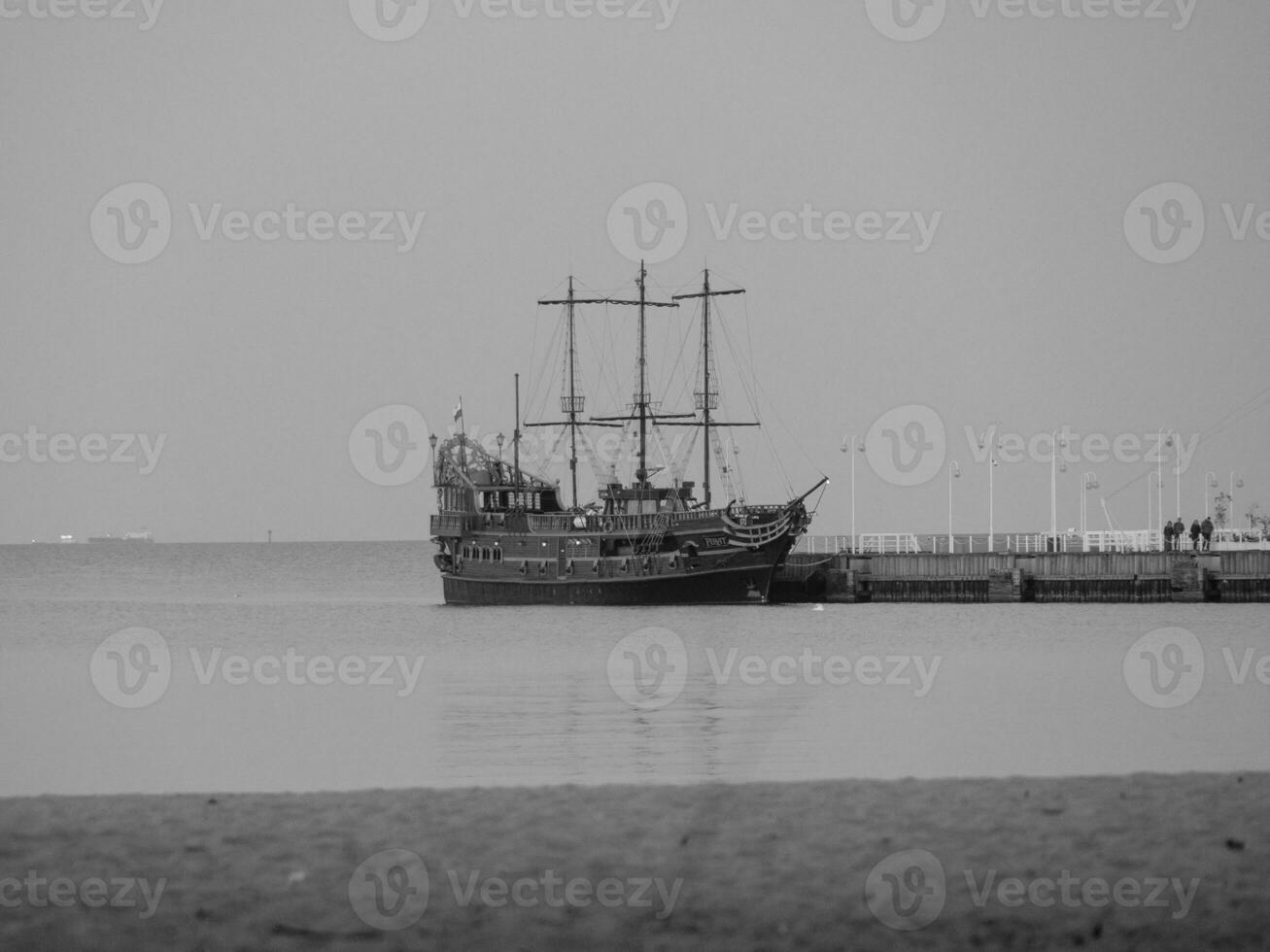 en el mar báltico en polonia foto