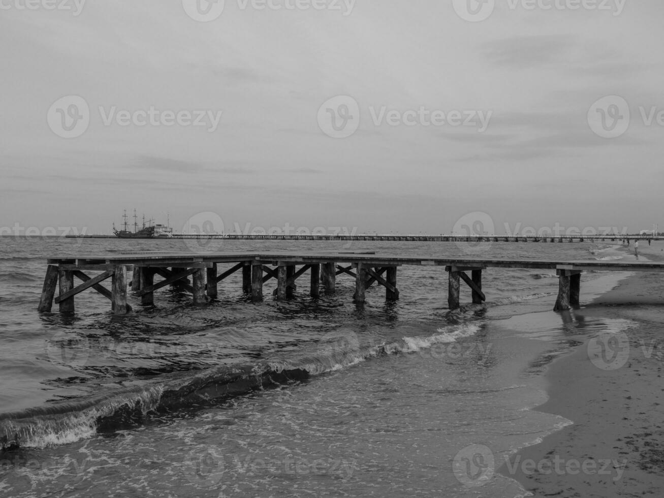 el mar báltico en polonia foto