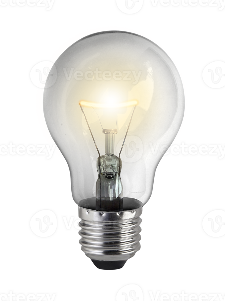 light bulb. transparent background png