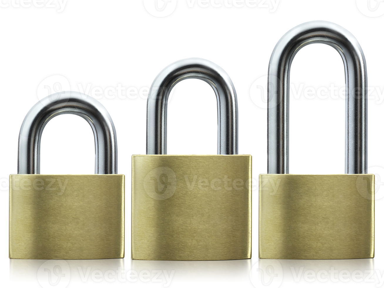Golden key locked, transparent background png