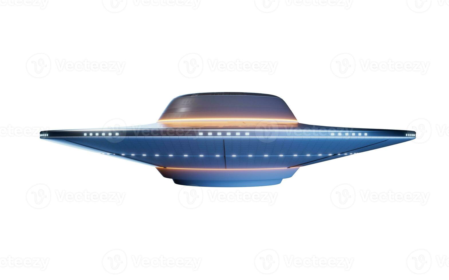 Science fiction UFO spaceships, 3d rendering. photo