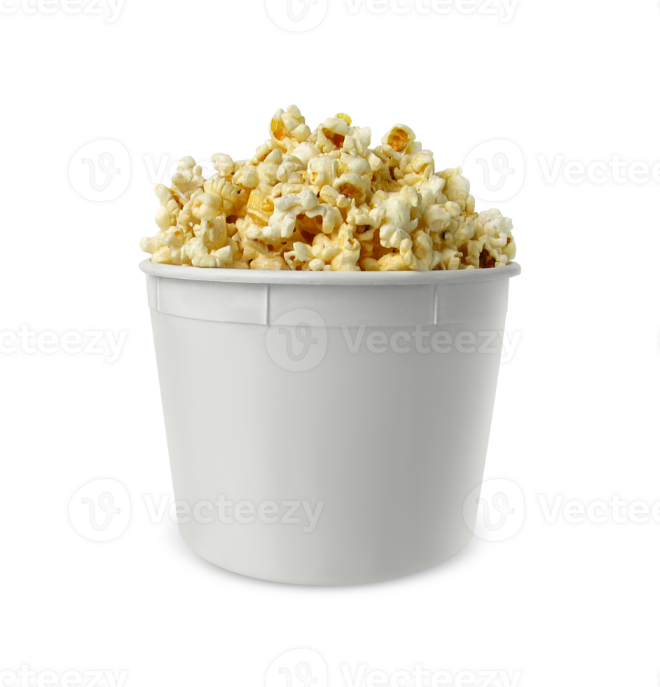 popcorn in bucket, transparent background png
