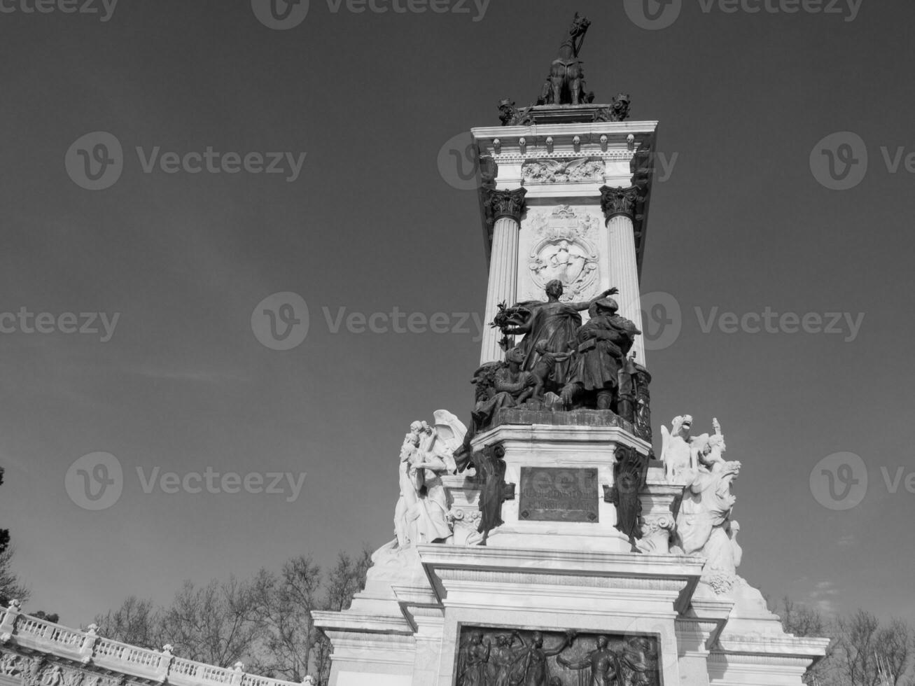 the city of Madrid in spain photo