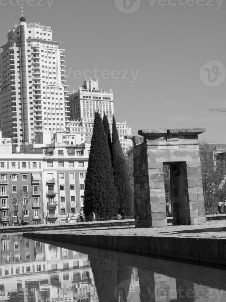 the city of Madrid in spain photo