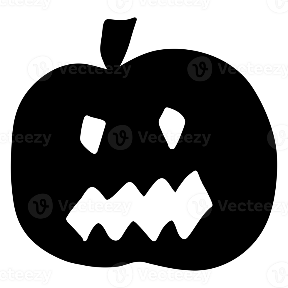 Pumpkin Halloween drawing design for decor png