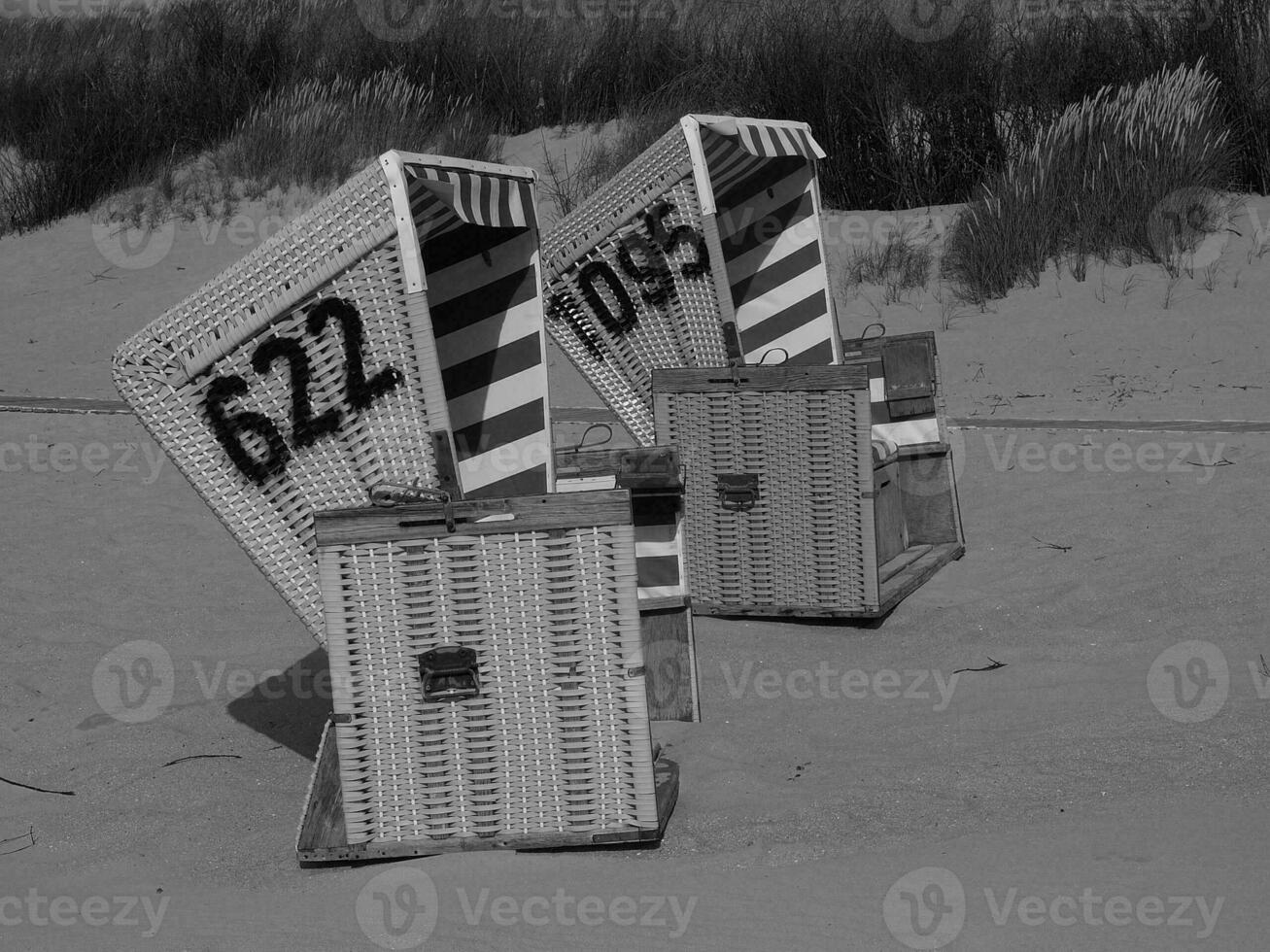 the beach of langeoog photo